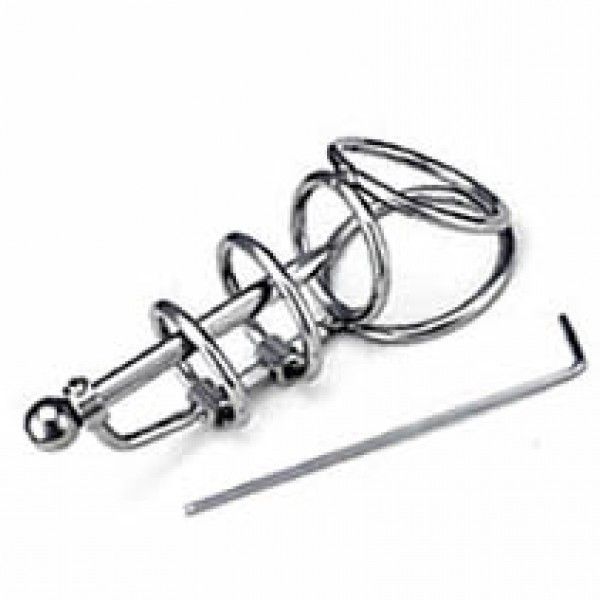 Тройное кольцо Целомудрия Prince‘s Wand Chastity Cage  ZA079