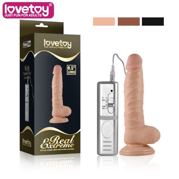 Реалистичный вибратор Big Daddy 21 см