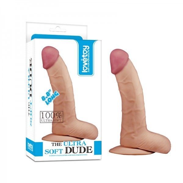 Фаллоимитатор Lovetoys Soft Dude, телесный 22,4 см