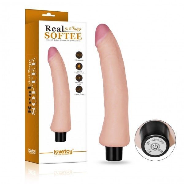 Реалистичный вибратор Real Softee 22,8 СМ