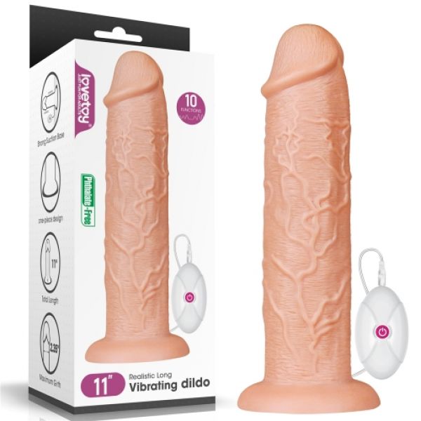 11 realistic long vibrating dildo