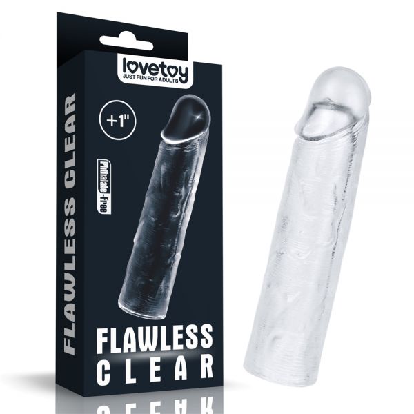 Flawless Clear Penis Sleeve Add 1