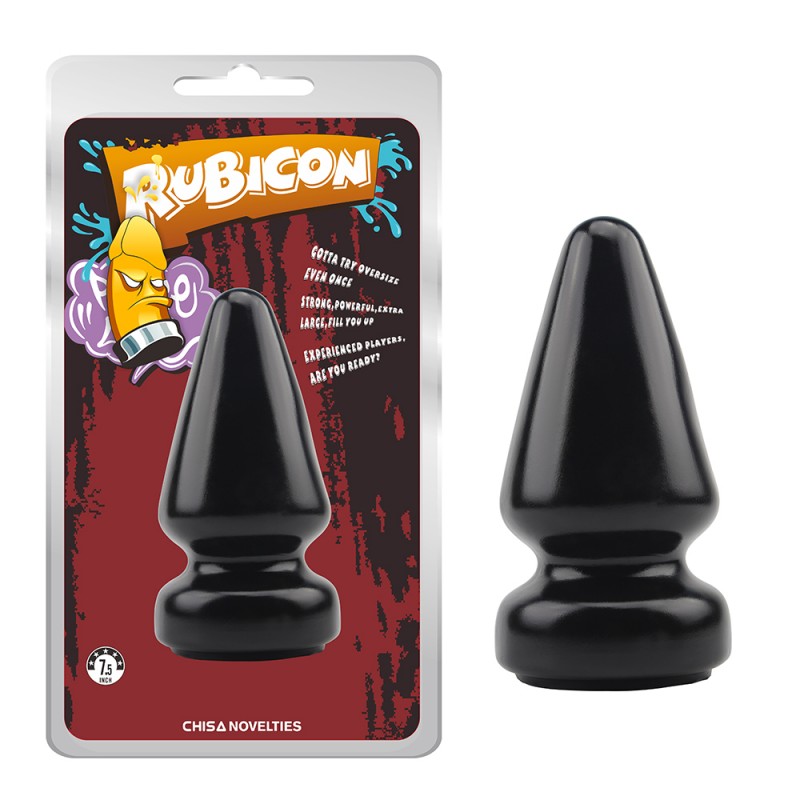 Черная анальная пробка Anal Plug X-Large